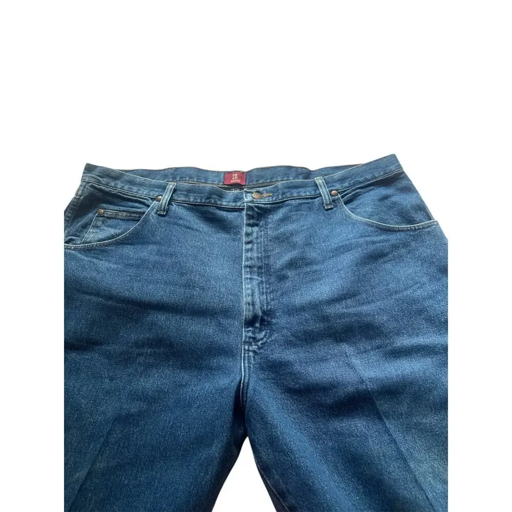 Wrangler  Blue Denim  Relaxed‎ Men's 42x32 Jeans